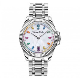 Watch for women Divine Rainbow silver-coloured 
