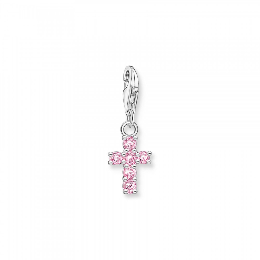 CHARM PENDANT CROSS SILVER