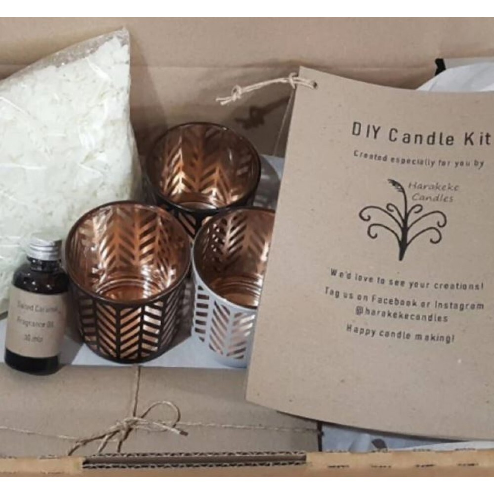 DIY Candle Making Kit - Chevron Jars