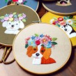 DOG EMBROIDERY DIY KIT