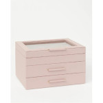 Design Studio Large Wrapped Blush Jewellery Box