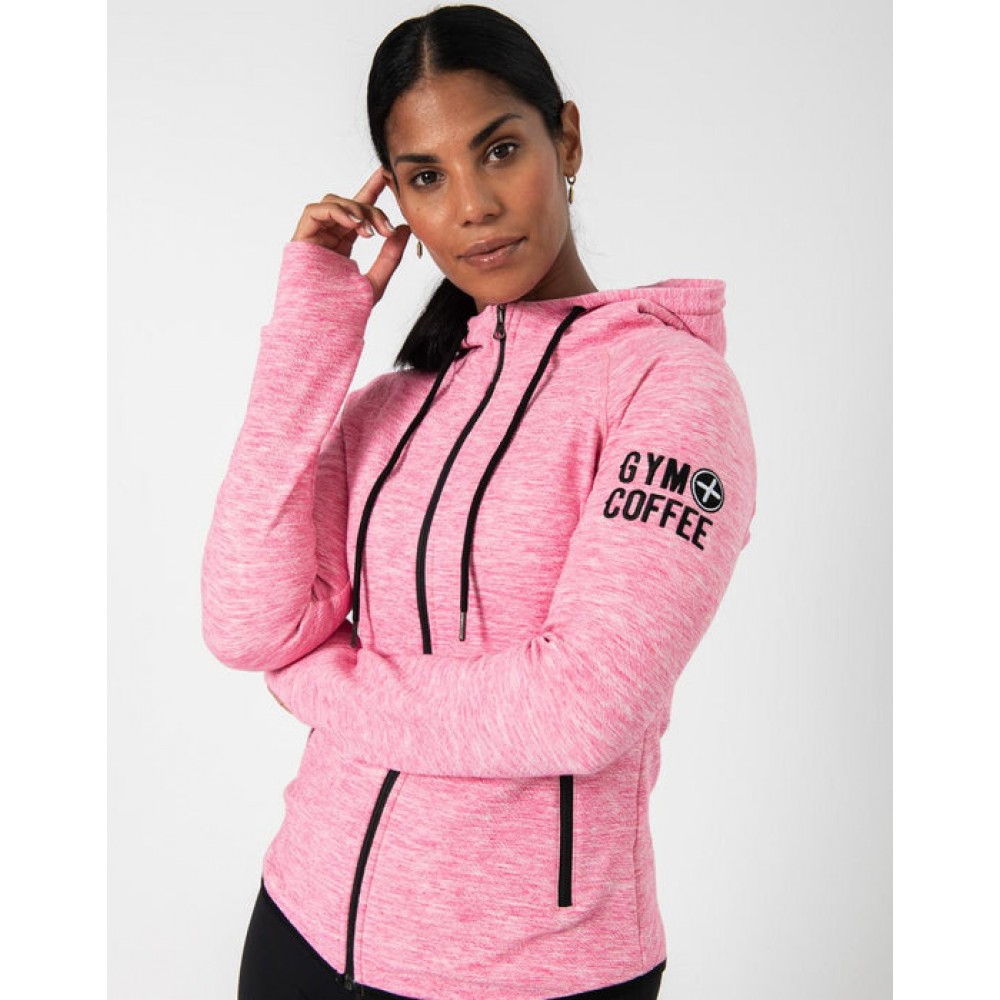 Pink Fleck Hoodie